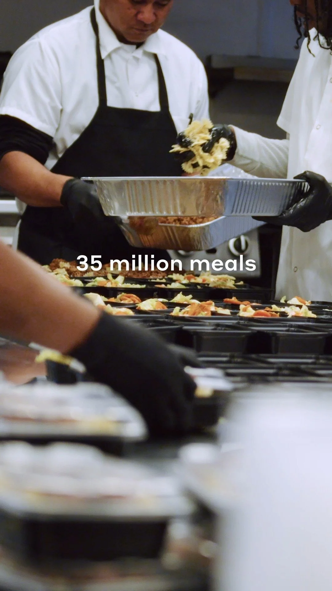 Rethink Food has proudly distributed 35 million meals since our founding. That&rsquo;s 35 million times someone has received dignified, nutritious, and culturally-celebrated food when they&rsquo;ve needed it most.

Every meal made by our network is a