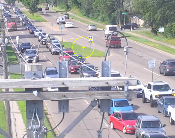 operations just before implementing split-phased operations on the cross-street and access management