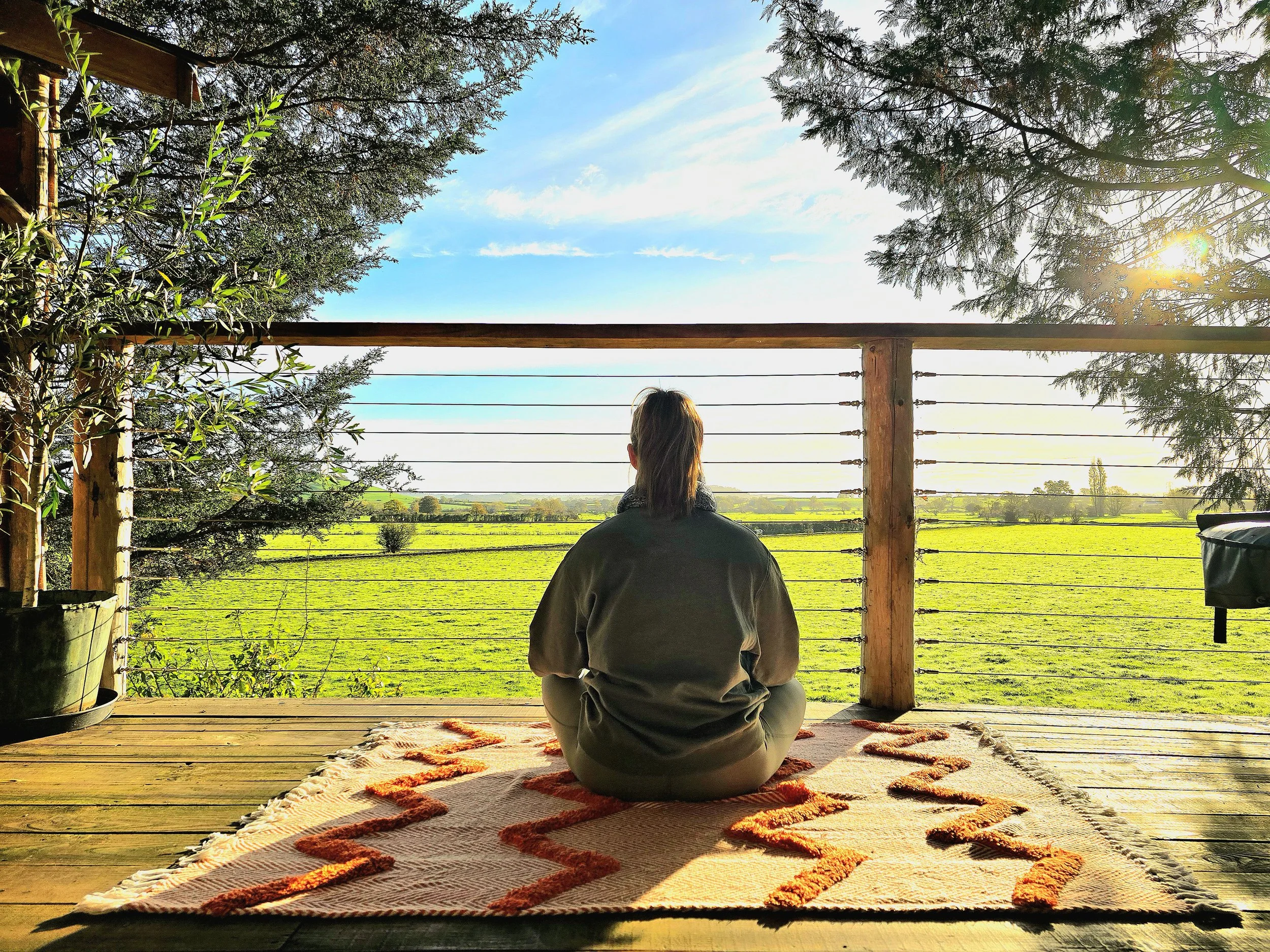 Meditation Outside Yoga