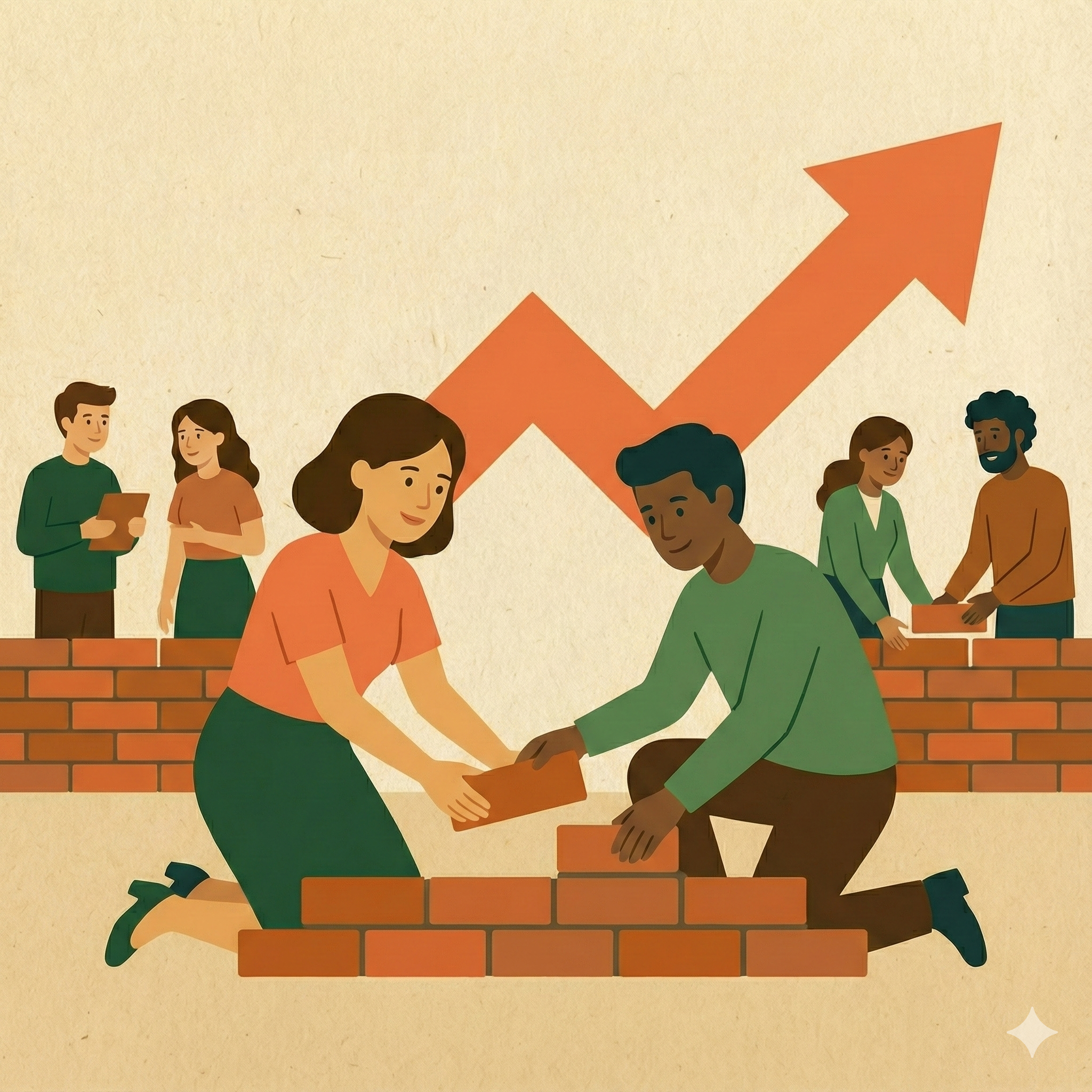 Lead by example to build trust