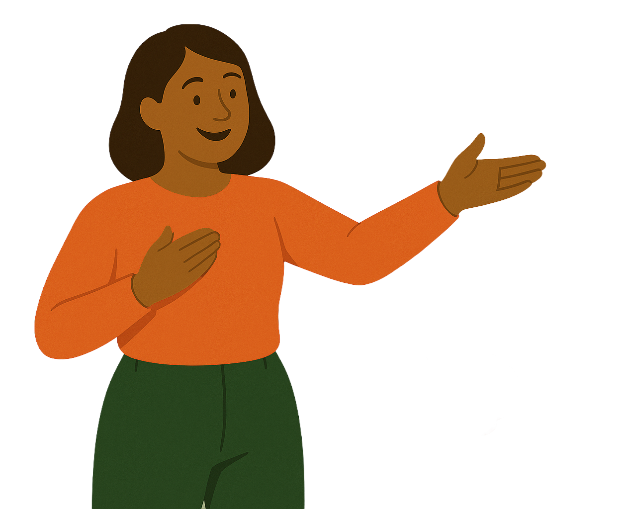 A female leader who is onboarding into her new organization.