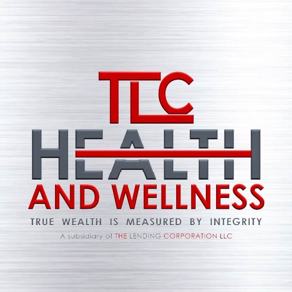 TLC Health and Wellness logo with the tagline 'Health is the truest form of wealth'.