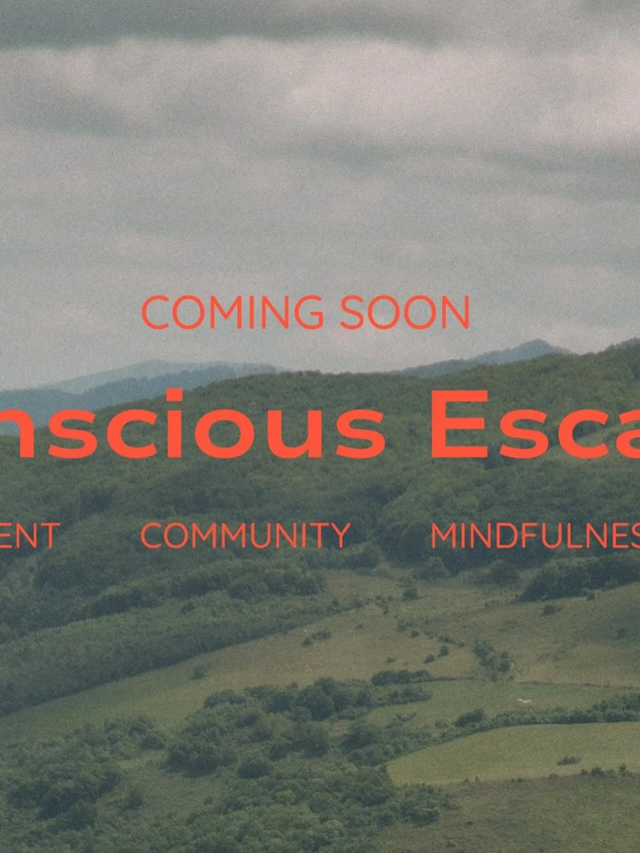 Escape the noise, not yourself. Coming soon