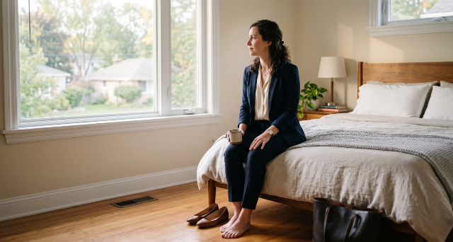 Why does work anxiety always lead to bathroom panic — and how do I break it?