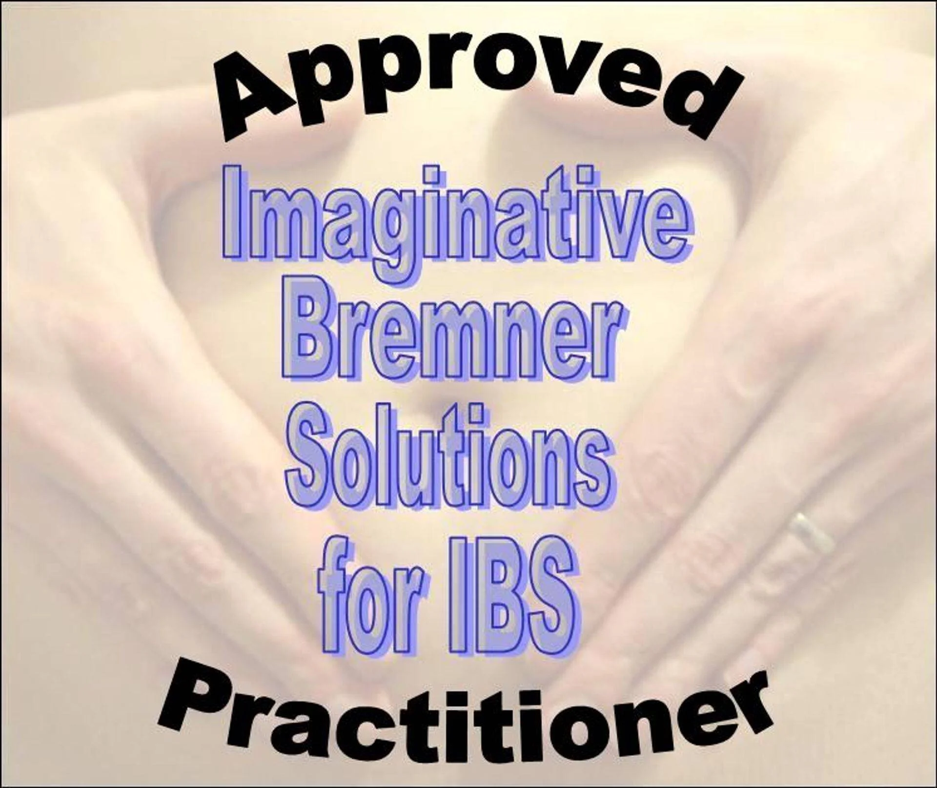Approved Practitioner logo for Imaginative Bremner Solutions (IBS4IBS) protocol for IBS management.