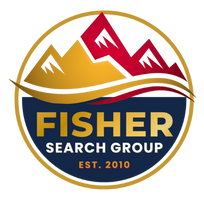 Fisher Search Group logo featuring a mountain graphic and company name with establishment year 2010