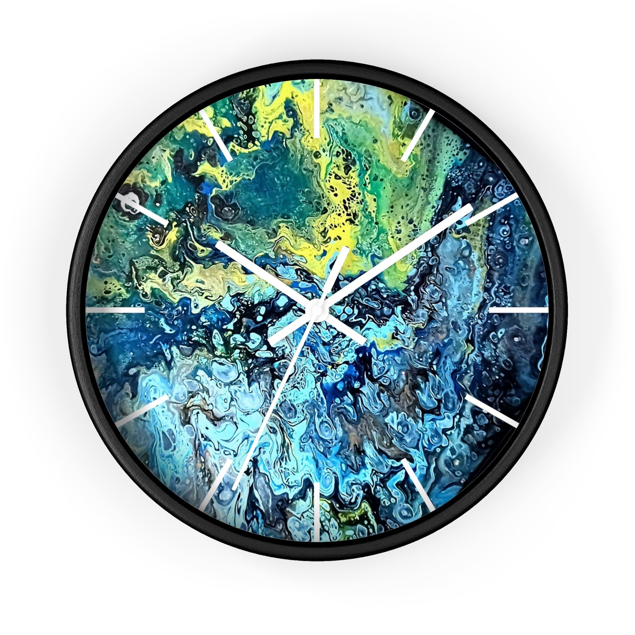 Fluid Art Wall Clock