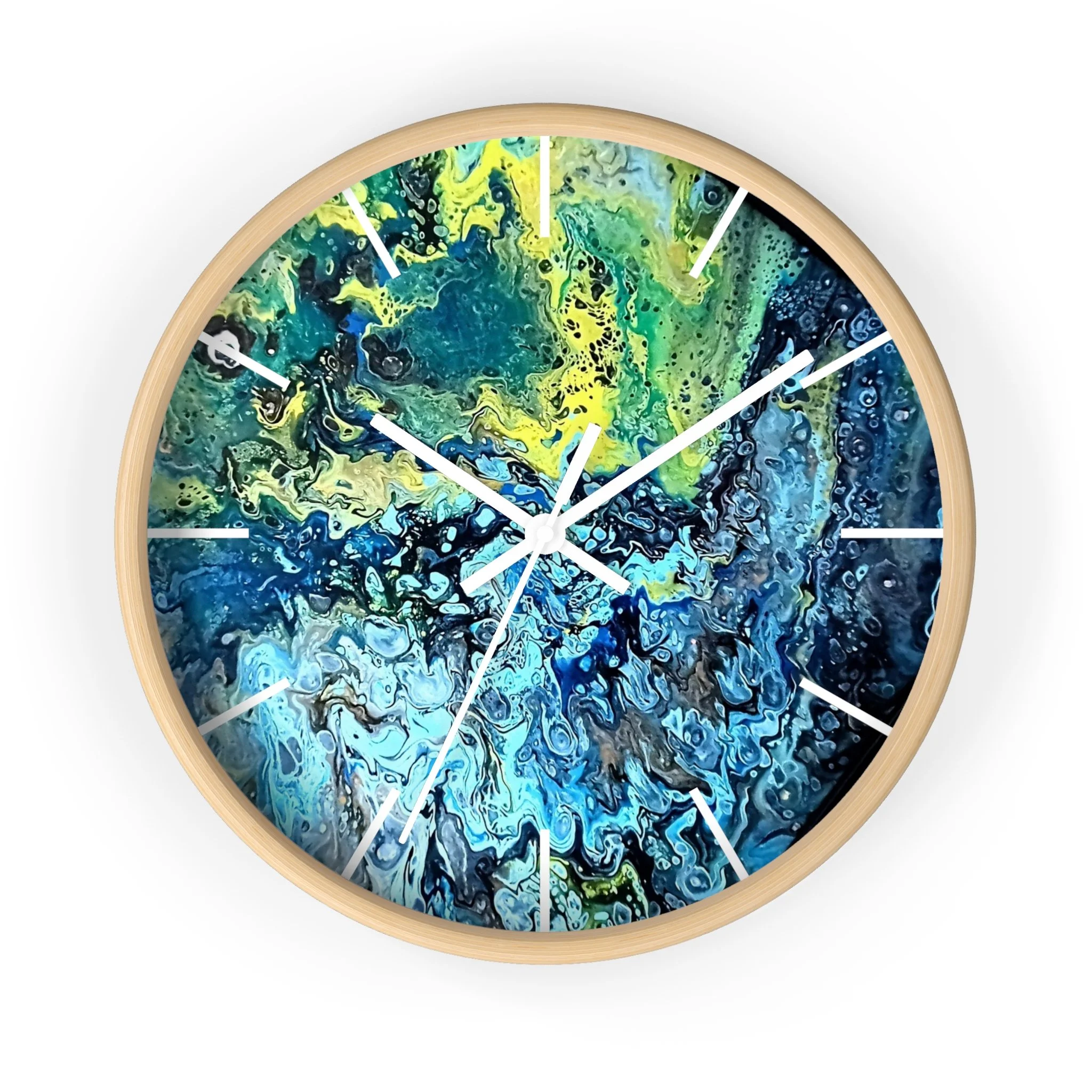 Fluid Art Wall Clock