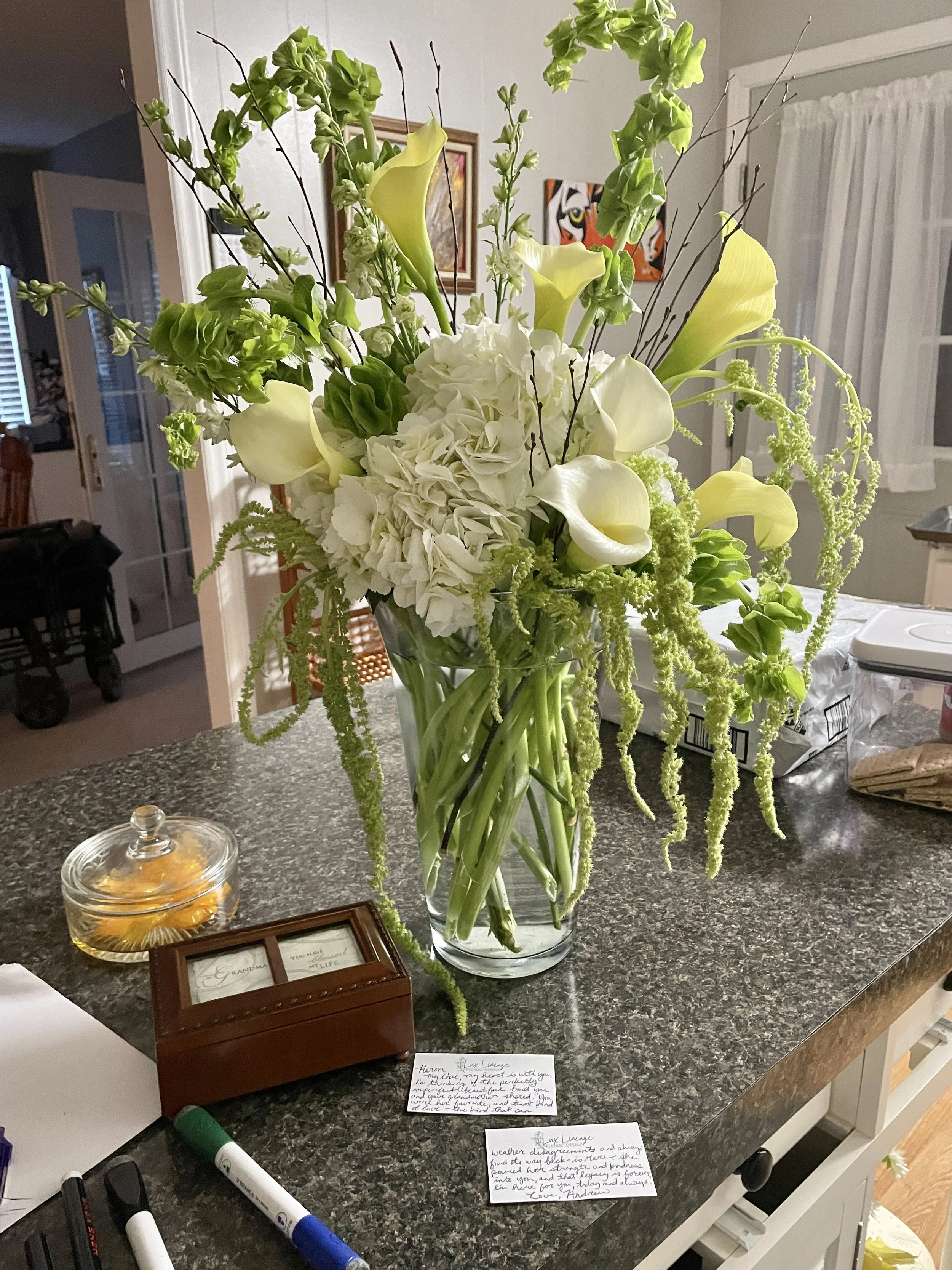 Thank you for the flowers