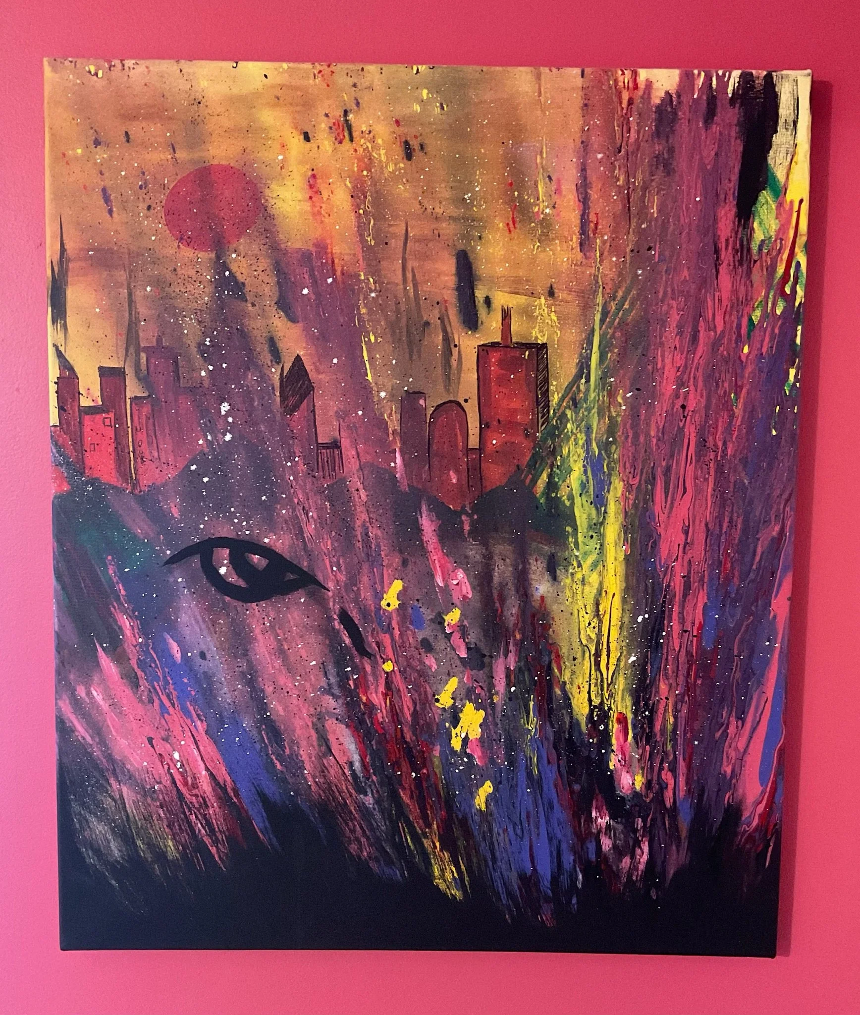 Matriarch 20x24in - Abstract Expressionism