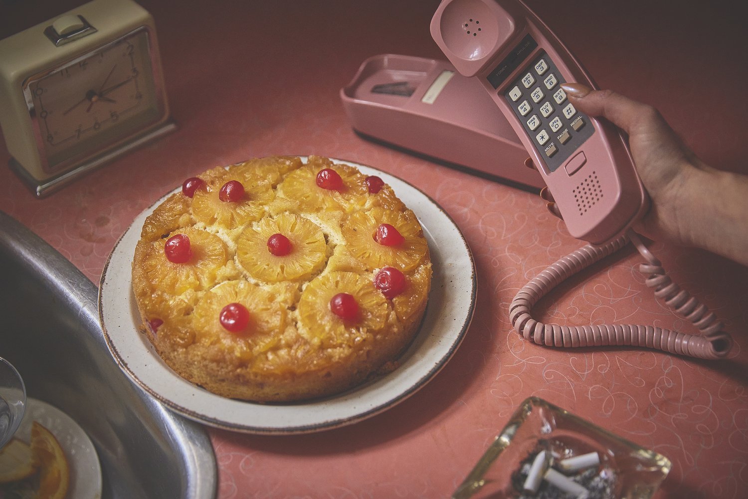 Pineapple Coconut lime upside down cake
