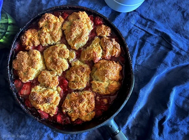 Strawberry cobbler recipe