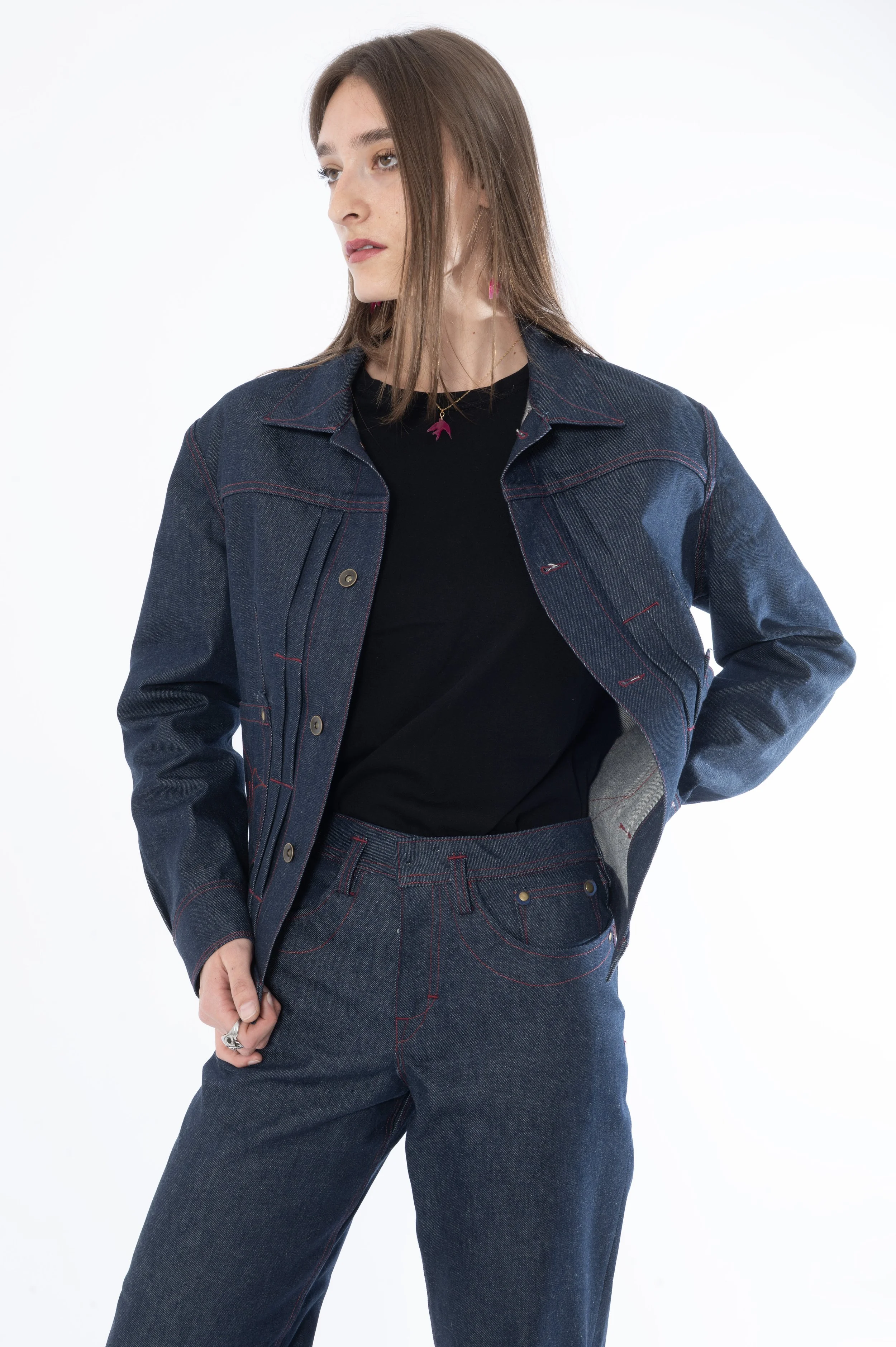 Veste jean workwear  unisexe, fabriqué en France | EROS PROJECT