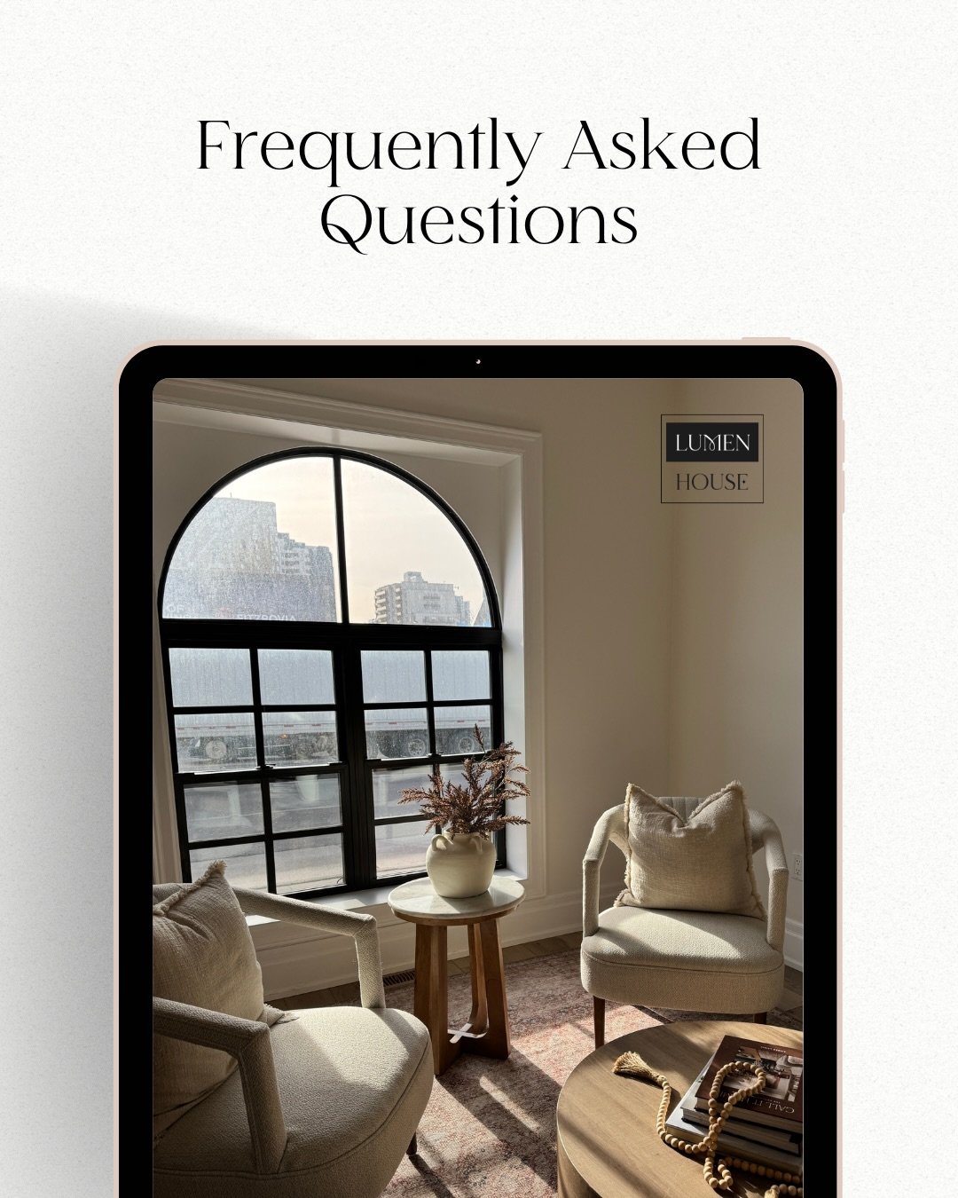 Curious how Lumen House works?
We&rsquo;ve gathered your most-asked questions into one bright, easy place. ✨

Whether you&rsquo;re planning a content day, booking a workshop, or dreaming up your next event, these answers help you step into the studio