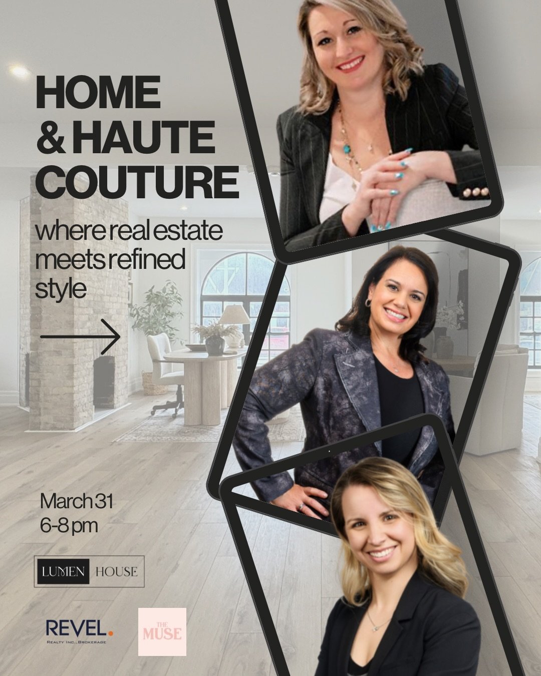 An evening where home, style, and connection meet. ✨
We&rsquo;re opening the doors to Lumen House for a beautifully curated night of conversation and creativity.

🏡 Real estate insight  👗 Designer vintage fashion by @shopthemuse 🥂 Meaningful conne