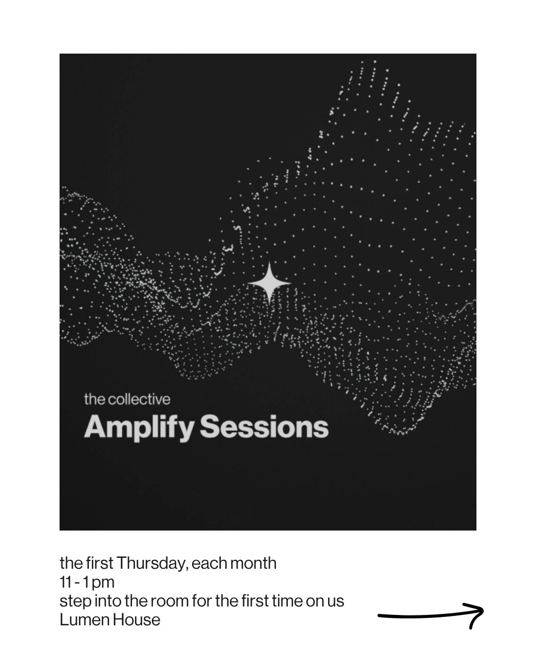 Where you create matters. Who you connect with matters more.

This Thursday, April 2nd, we step into the first Amplify Session.
Built by creators, for creators.

Inside our Amplify Sessions, we create a rhythm where creators can step back, work on th