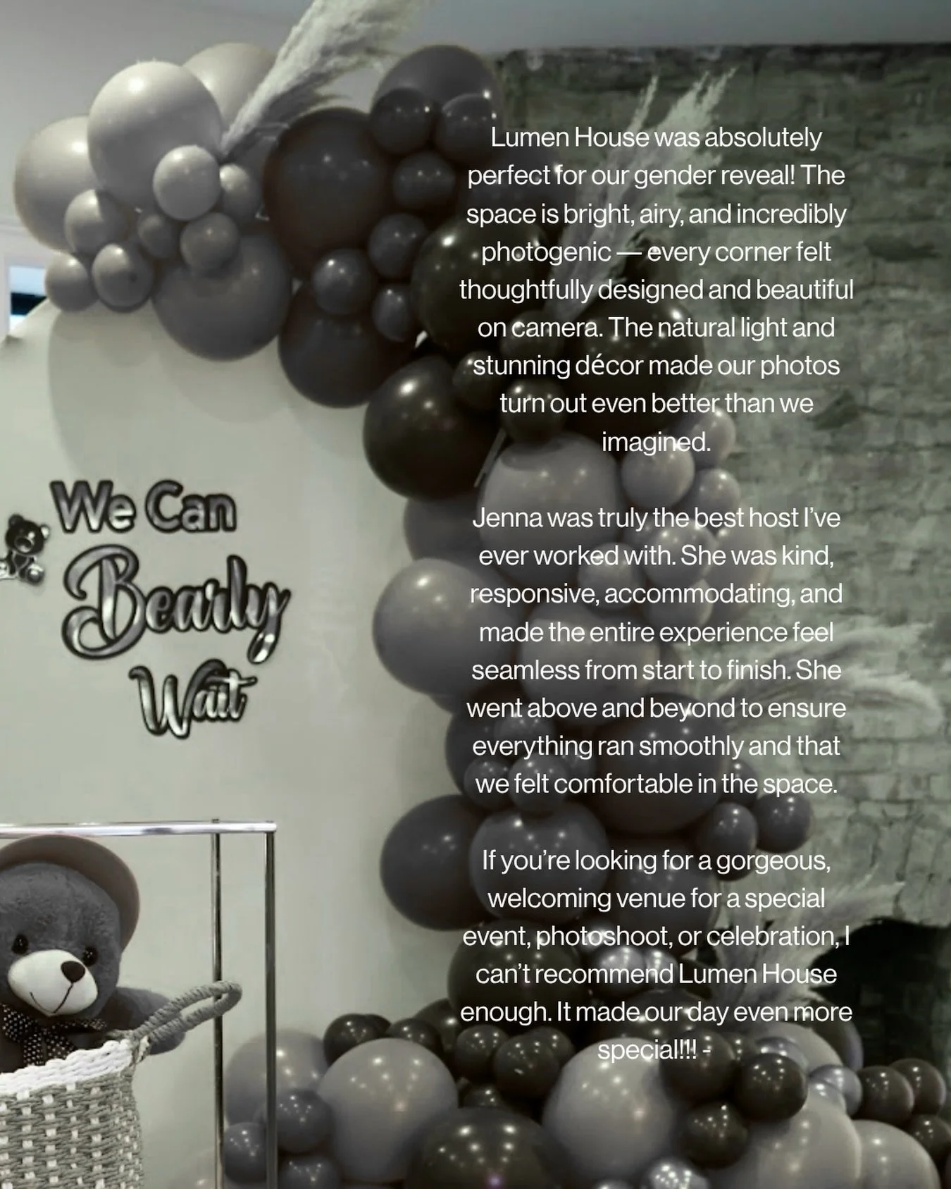 Some moments deserve a space that holds them beautifully ✨

Hearing how this gender reveal came to life inside Lumen House means everything. The light, the energy, the feeling in the room&hellip; it&rsquo;s exactly what this space was created for.

T