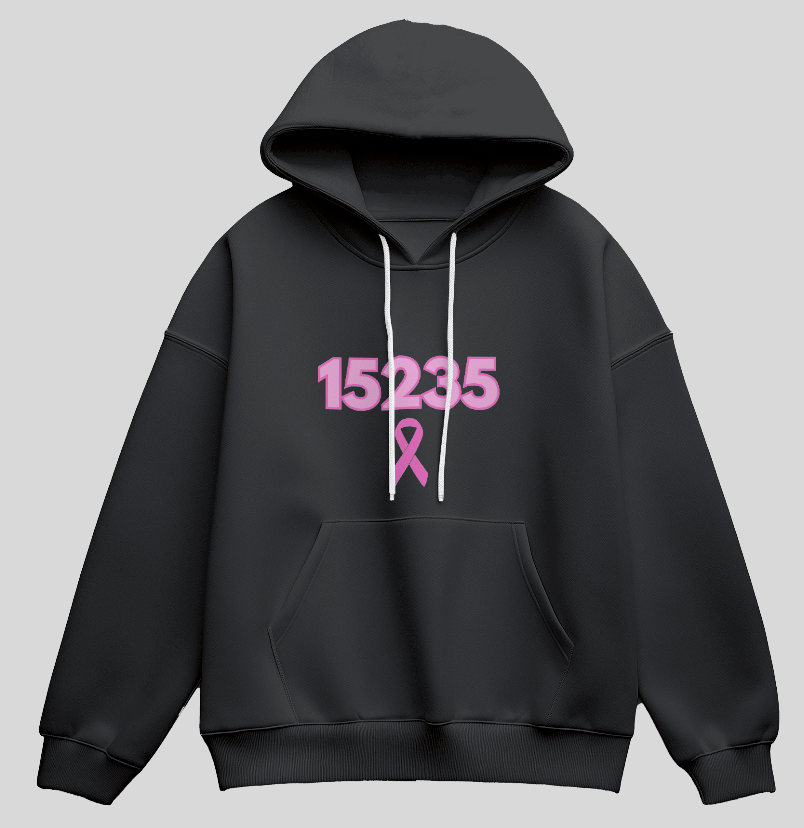 15235 Breast Cancer Awareness Hoodie – Pink Ribbon Edition