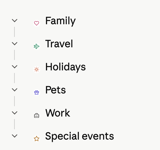 Organize By Category