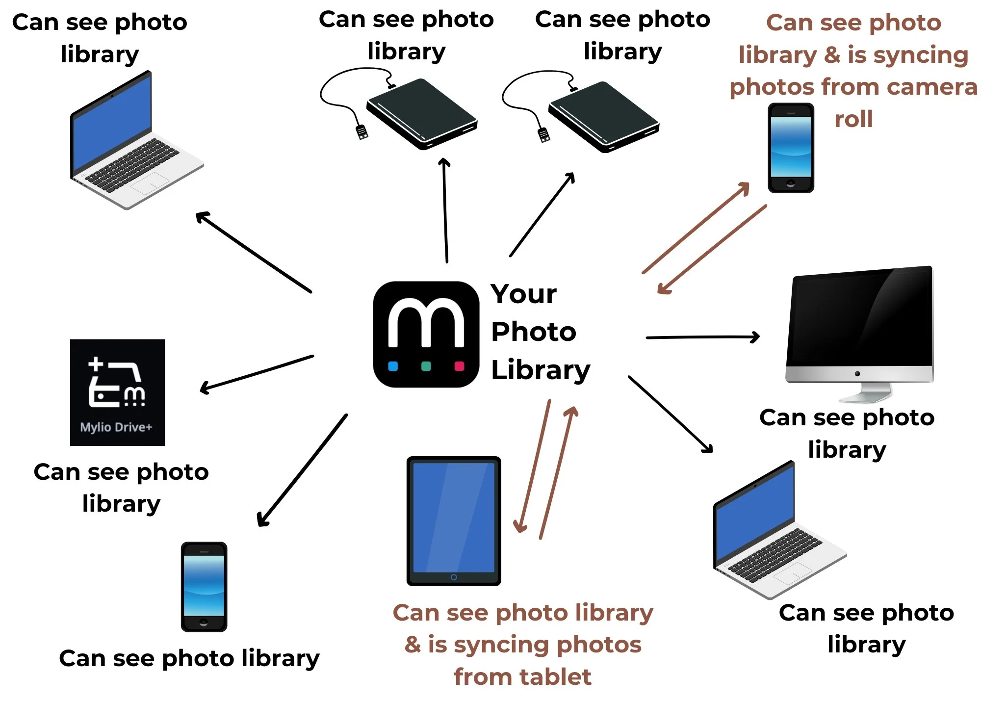Understanding Mylio’s Connection to Your Devices