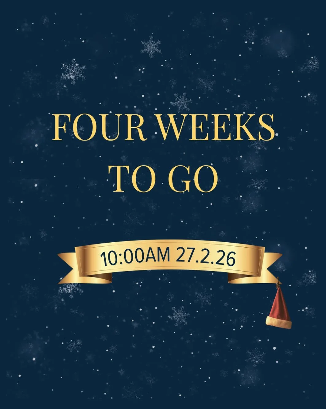 Something magical is coming&hellip;✨

In just 4 weeks, tickets for Santa&rsquo;s Winter Garden will be released first to those on our waitlist. ⏳❄️

A hidden winter garden, softly glowing with twinkling lights - snowflakes drifting through the air&he