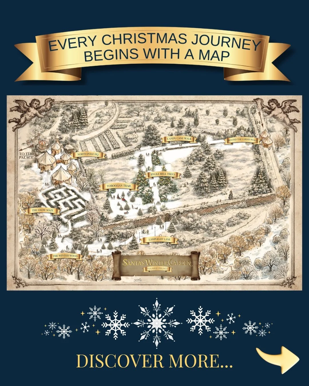 ✨ Step through the wardrobe and into the snowy world you&rsquo;ve always dreamed of&hellip; ❄️

Santa&rsquo;s Winter Garden isn&rsquo;t just a visit to meet Santa - it&rsquo;s a journey through twinkling tunnels, fairy-lit paths and snowy trails, whe