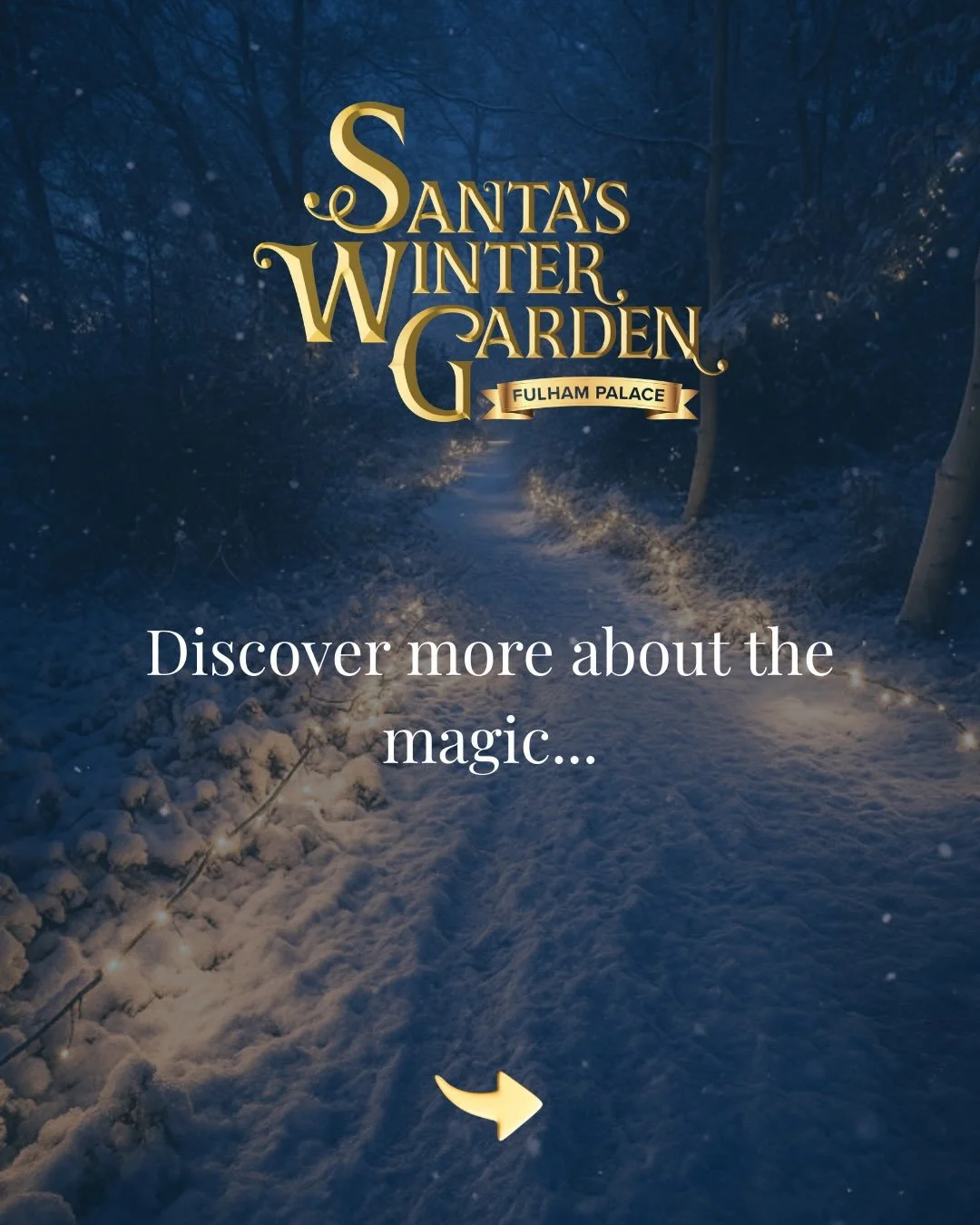Step through the gates and into the magic&hellip; ✨

A hush of twinkling lights, the scent of winter pine in the air, and a sprinkle of North Pole wonder await at Fulham Palace this Christmas 🎄❄️

If you&rsquo;ve been dreaming of visiting Santa&rsqu