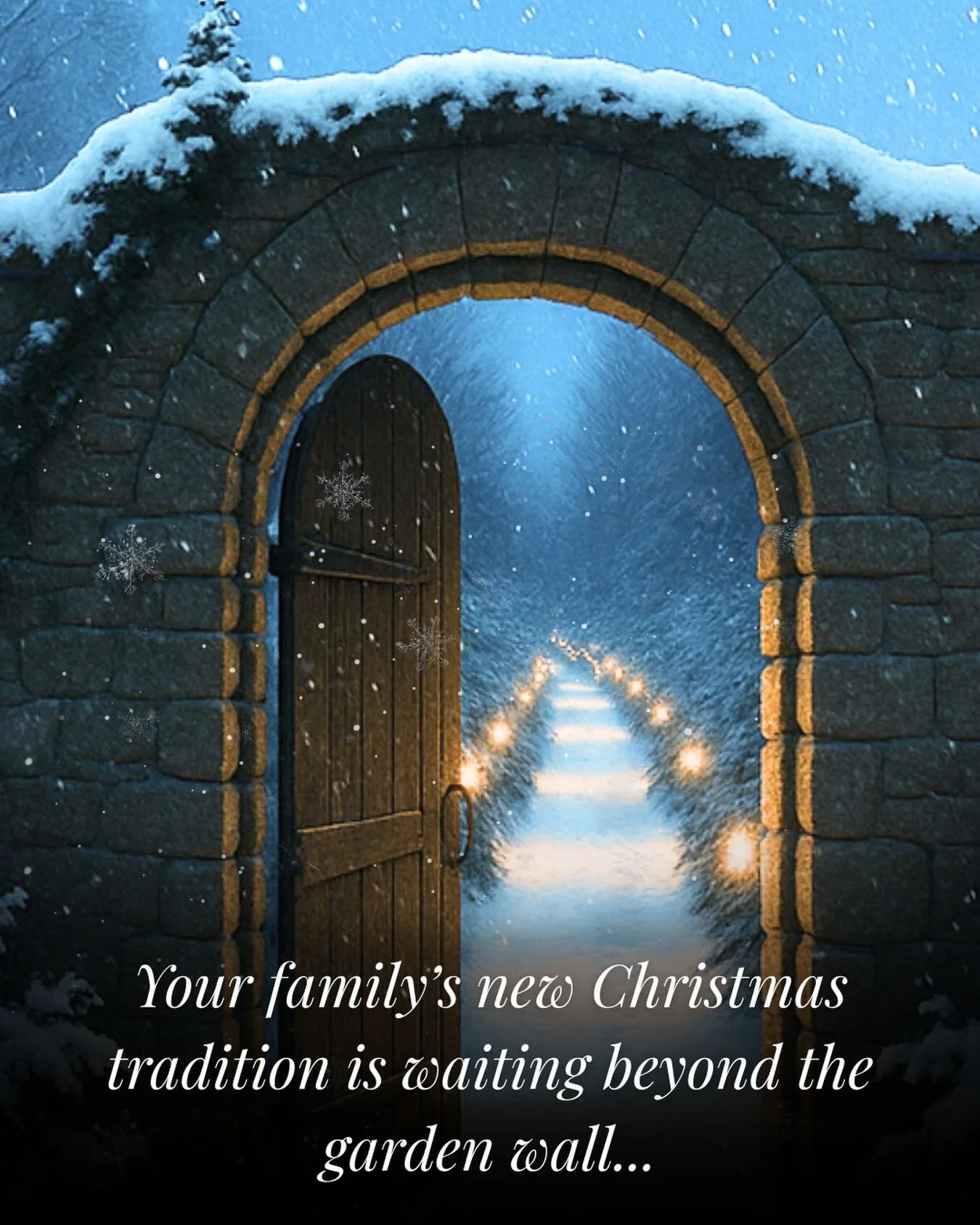 These garden walls have watched over a thousand winters unfold. Now this is your chance to step into the story 🌟🎄

A new chapter in a very old story. 

For centuries, Fulham Palace has danced through the seasons - and this December 2026, it awakens