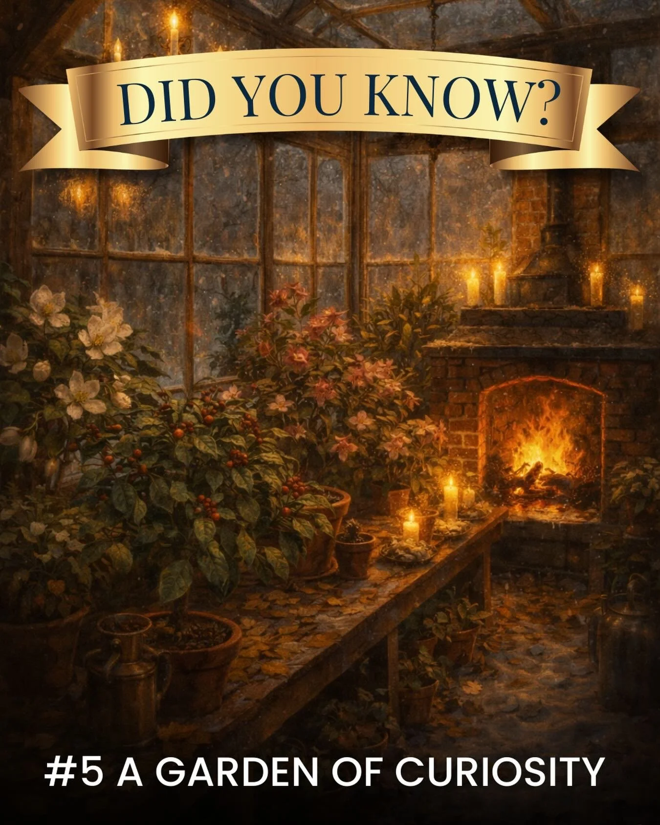 A garden of curiosity and the unexpected - even in the frost.❄️✨

At Fulham Palace, one of London&rsquo;s earliest botanical gardens was once filled with wonders from across the world. In the late 1600s, Bishop Henry Compton transformed the grounds i