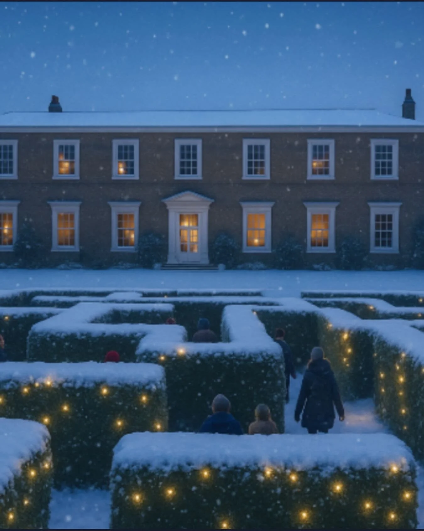 Step into a place where wonder twists and turns&hellip; ✨

Lose yourself in the Snow Maze - a glittering labyrinth of snow-dusted hedges and softly glowing lights, where every path feels like a new little adventure.

Beneath the grandeur of Fulham Pa