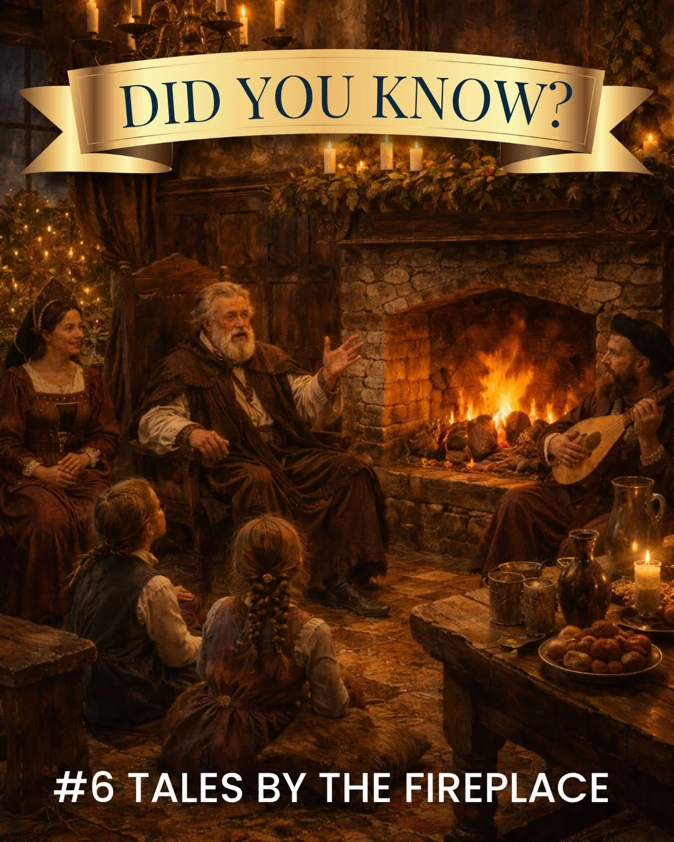 Long winter nights were made for stories&hellip; 🎶✨

At Fulham Palace, when darkness fell early and the cold settled in, evenings were filled not with screens, but with music, laughter and tales shared by the fire.

The bishop&rsquo;s household wo