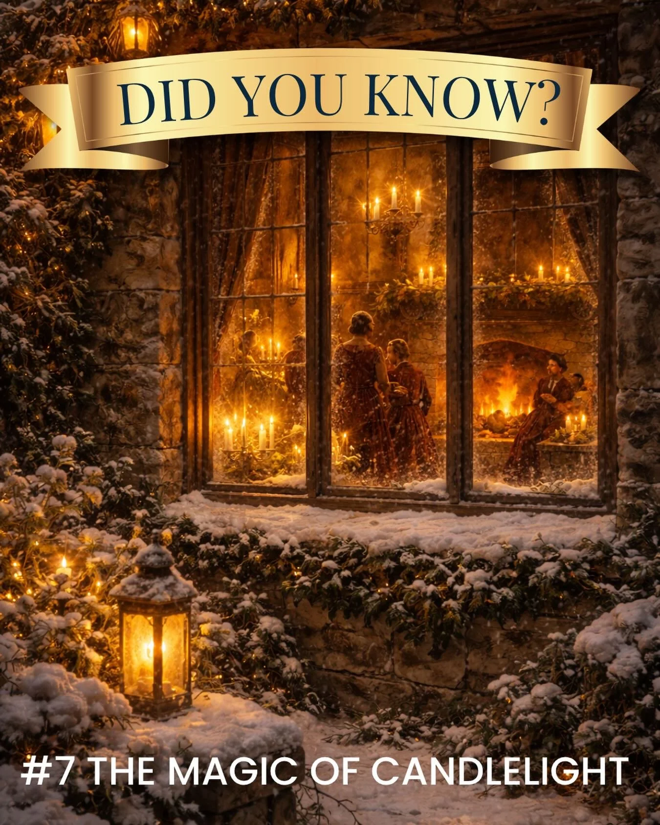 Before fairy lights, there was candlelight&hellip; 🕯️✨

At Fulham Palace, winter evenings would fall into a soft glow of flickering flames. Candles lit hallways, hearths crackled in every room, and the long nights were shaped by warmth and shadow.
