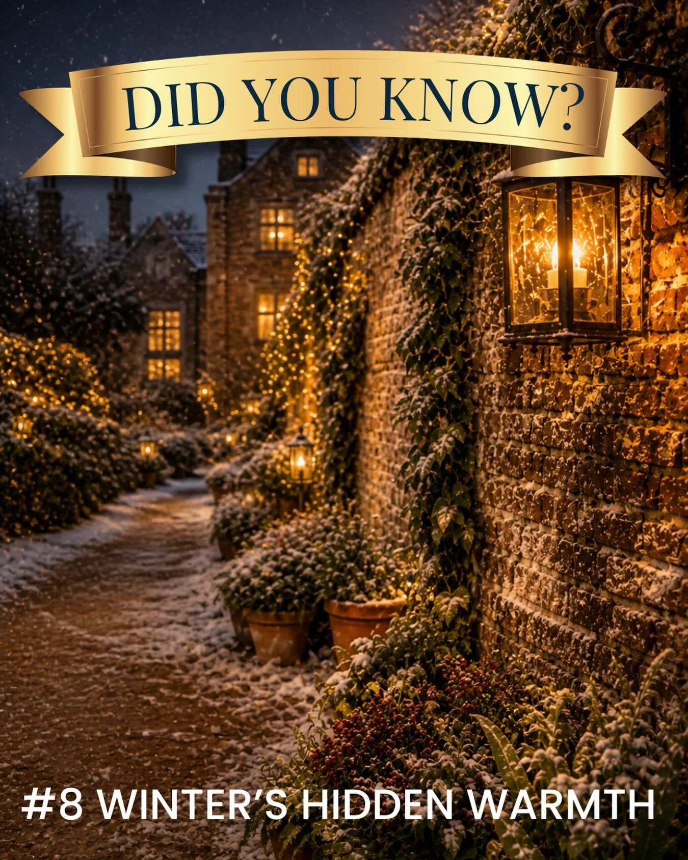 A Tudor trick for winter gardening&hellip;❄️

The historic walled gardens at Fulham Palace weren&rsquo;t just beautiful - they also helped create a warmer microclimate for delicate plants. 🌿

The Palace&rsquo;s south-facing brick walls absorbed heat