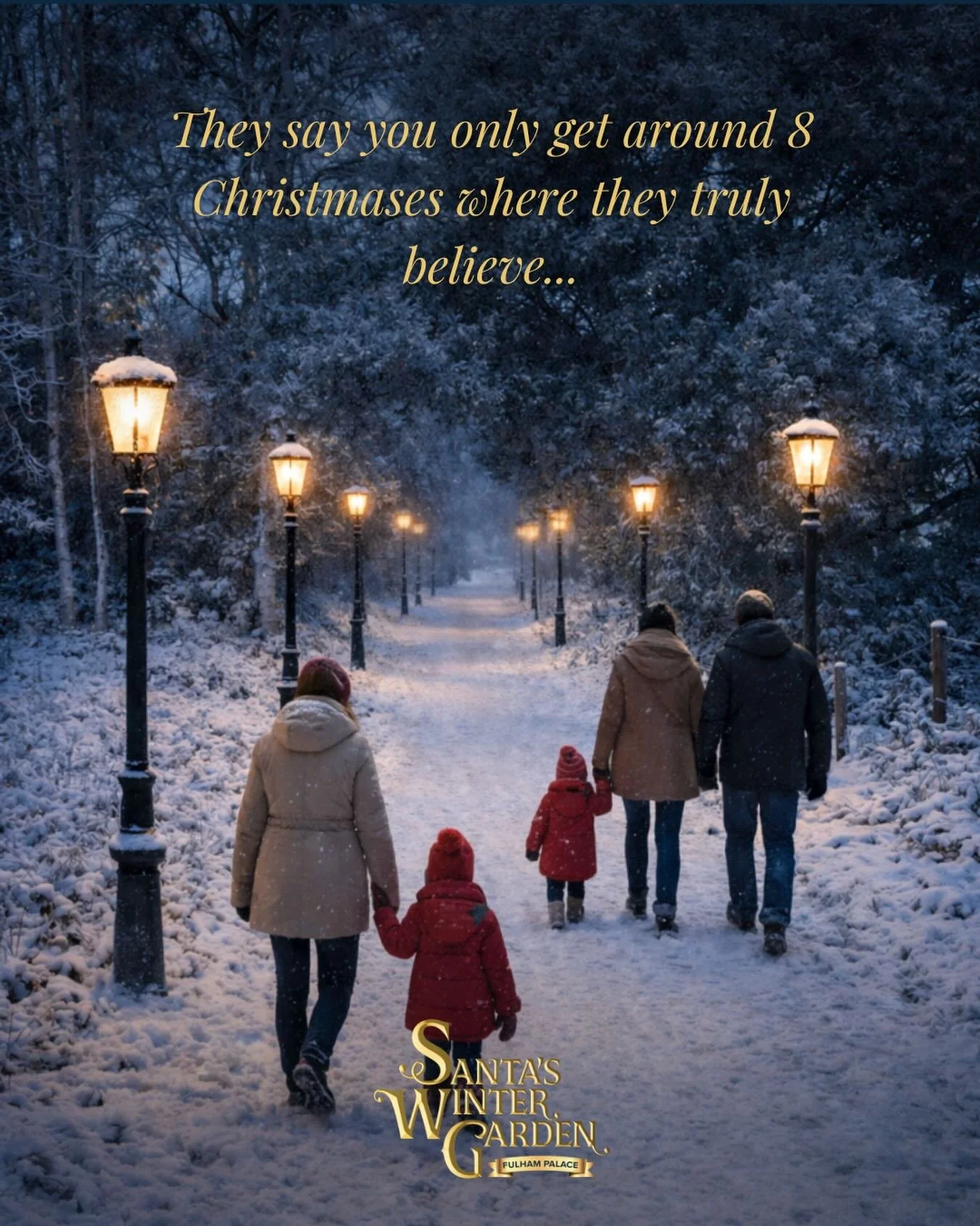 They say you only get around 8 Christmases where they truly believe in the magic ✨

8 years of excited whispers.
8 years of checking the sky for reindeer.
8 years of Christmas wishes, wonder, and wide-eyed excitement.

Then, before you know it, they&