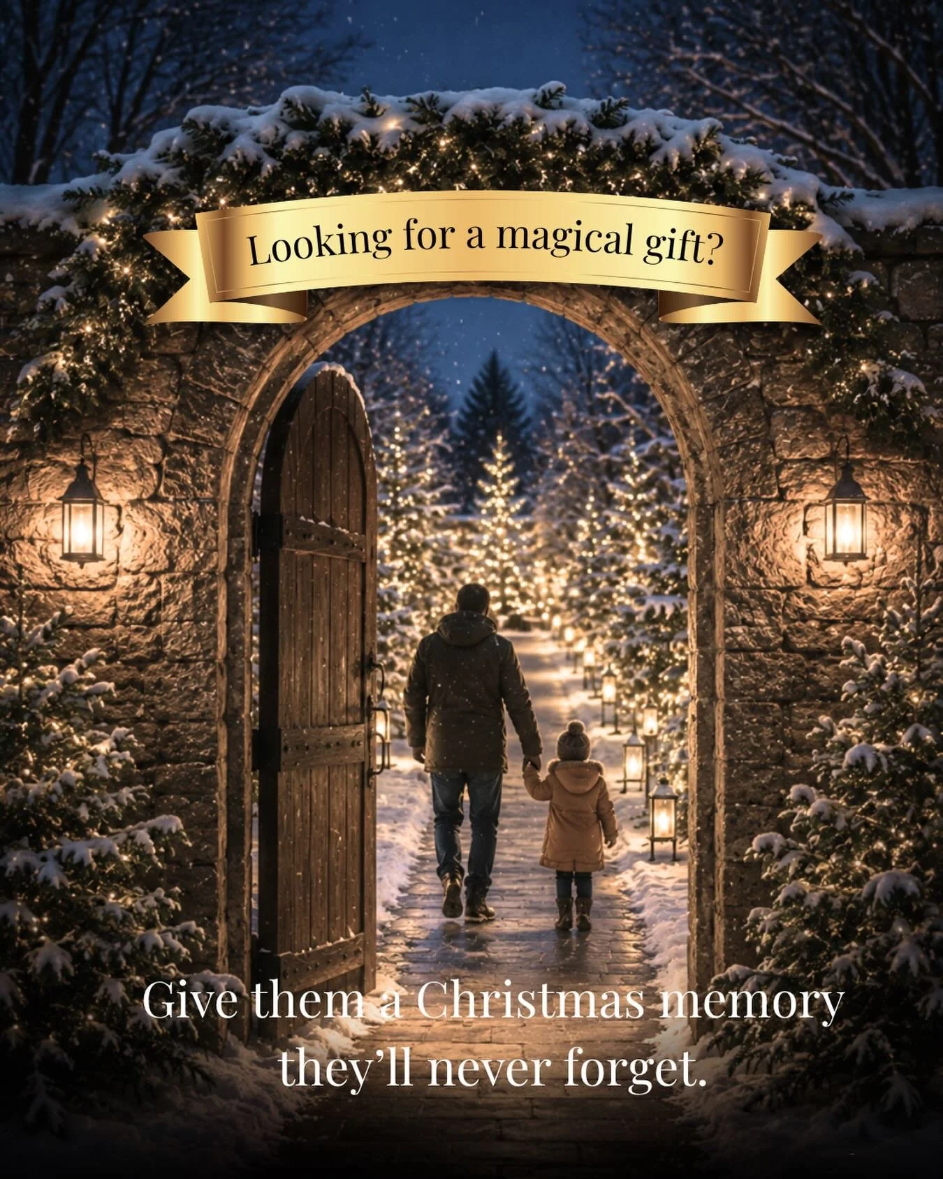 Still looking for a magical gift for Father&rsquo;s Day? ✨

Some gifts are unwrapped in a moment.
Others become memories that last forever.

This Father&rsquo;s Day, gift something truly magical: a journey through Santa&rsquo;s Winter Garden. A snow-