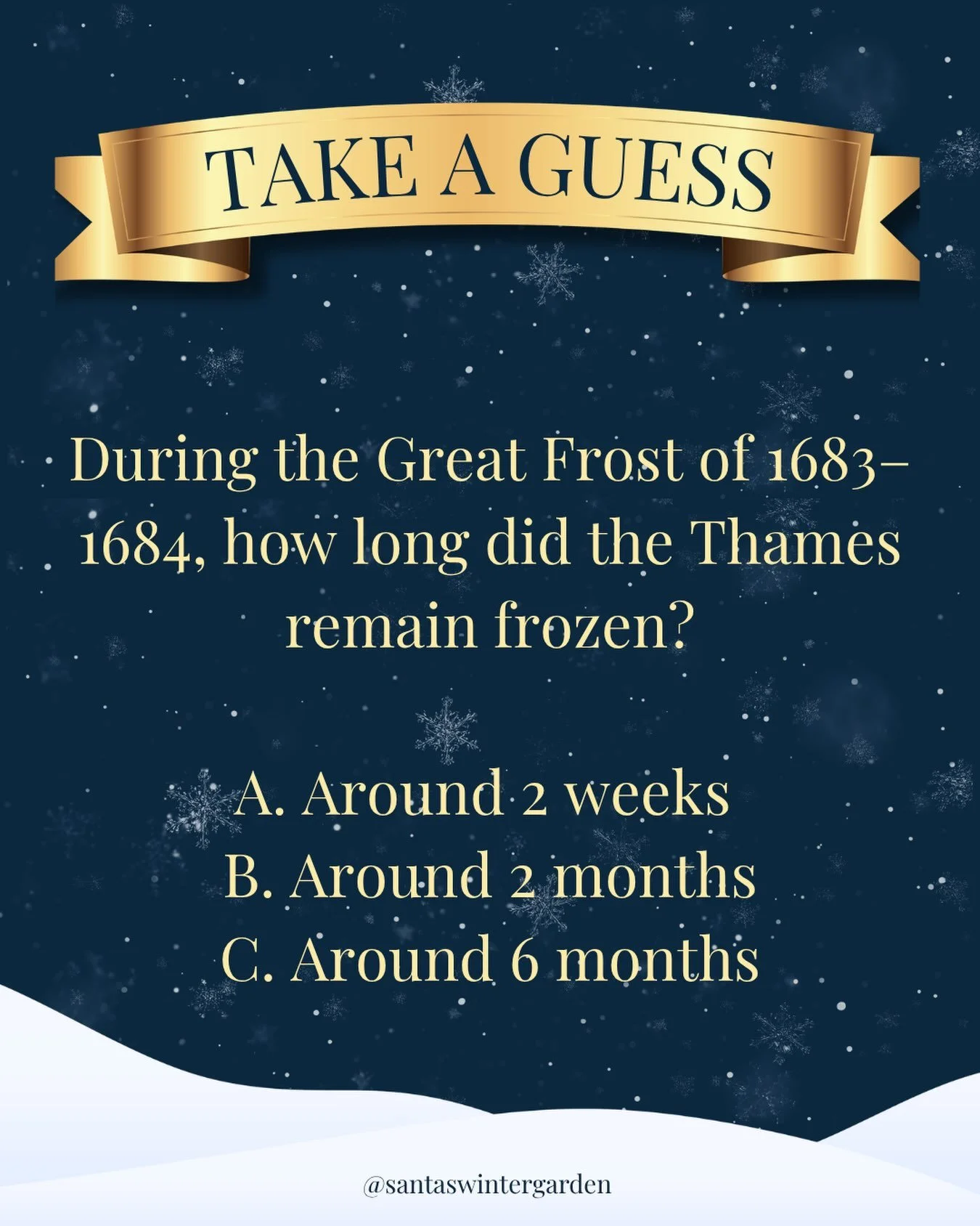 It might be hard to imagine today, but there was once a winter so bitterly cold that the River Thames froze solid, transforming the heart of London into a bustling hub of markets, games and celebrations.

But just how long did the river stay frozen d