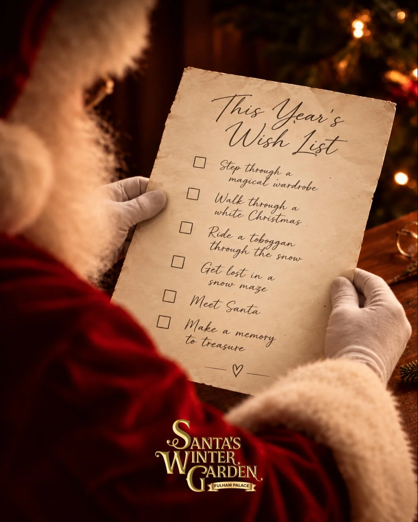 This year&rsquo;s Christmas wish list&hellip; ✨🎄

Step through the wardrobe, wander through a white Christmas, take a toboggan ride, get lost in the Snow Maze and, of course, meet Santa himself🎅

One wish list. One magical place.

Tick it all off a