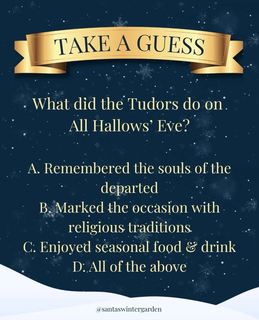 Come a little closer&hellip; for we have a curious little tale from Tudor times. ✨🍂

Long before pumpkin lanterns flickered on doorsteps and little ghosts went knocking for sweets, people marked All Hallows&rsquo; Eve - the night before All Saints&r