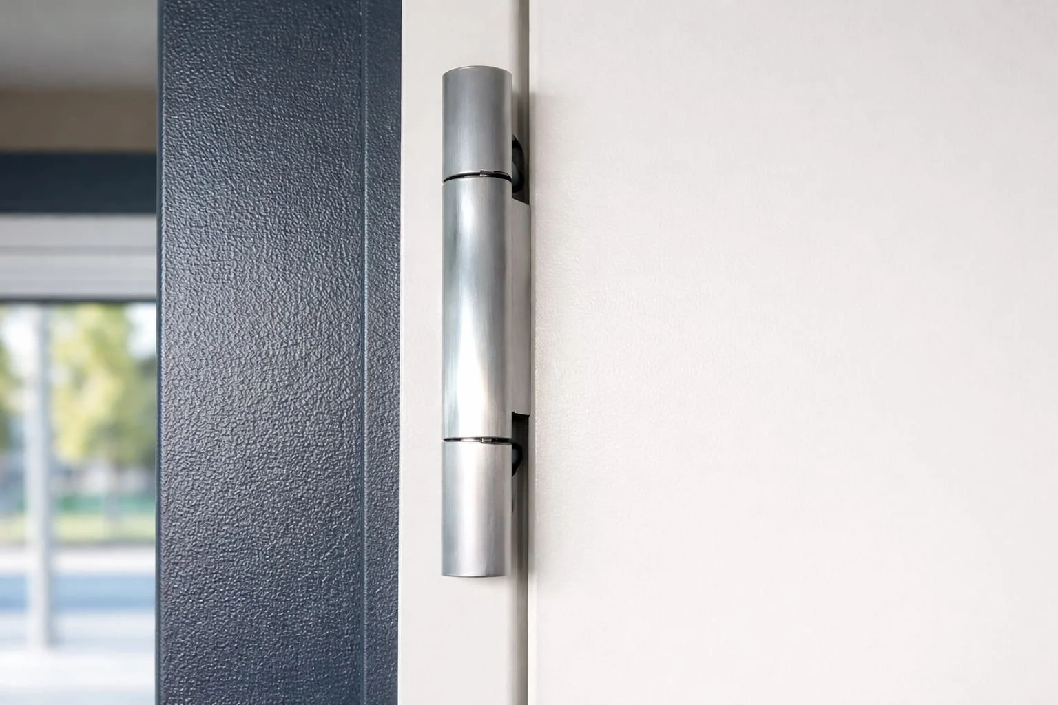 Novoferm OBX-20-2501 160 Italian stainless steel cylindrical door hinge for fire-rated doors at ArkNova Interiors Paphos Cyprus