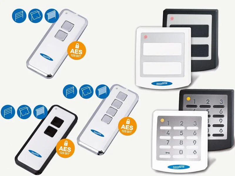 Novoferm Accessories Italian remote controls and access keypads with AES security at ArkNova Interiors Paphos Cyprus