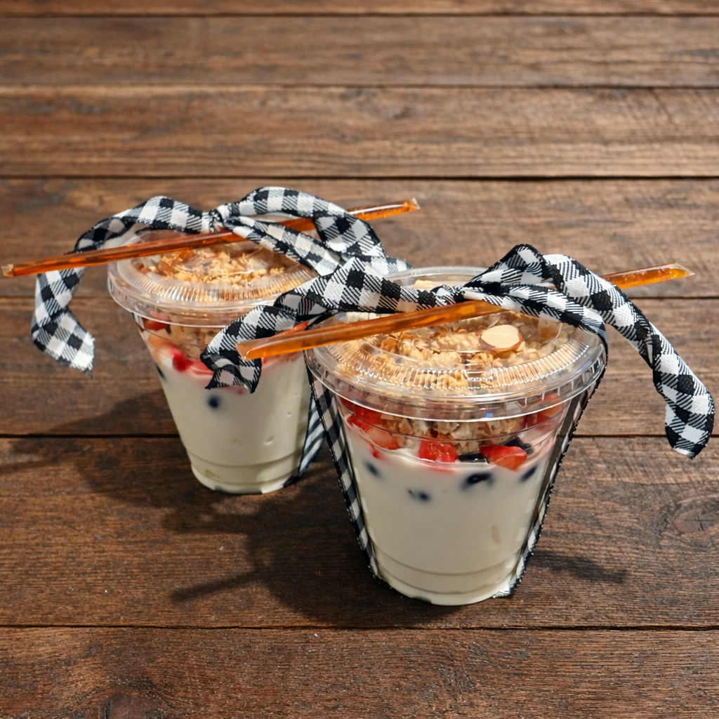 Yogurt Parfait with Fresh Fruit & Granola Cups
