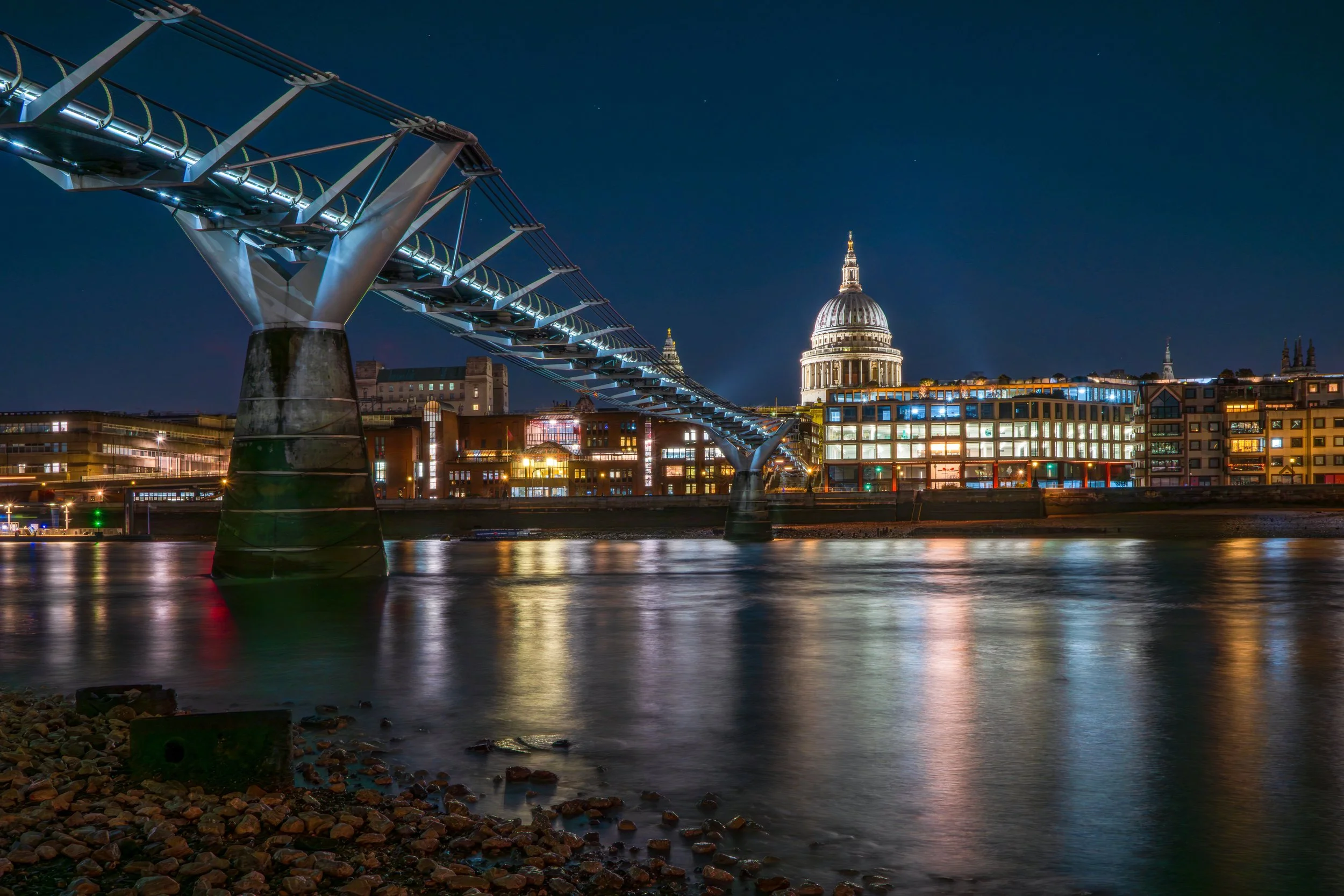 St. Paul's Cathedral & the Millennium Bridge