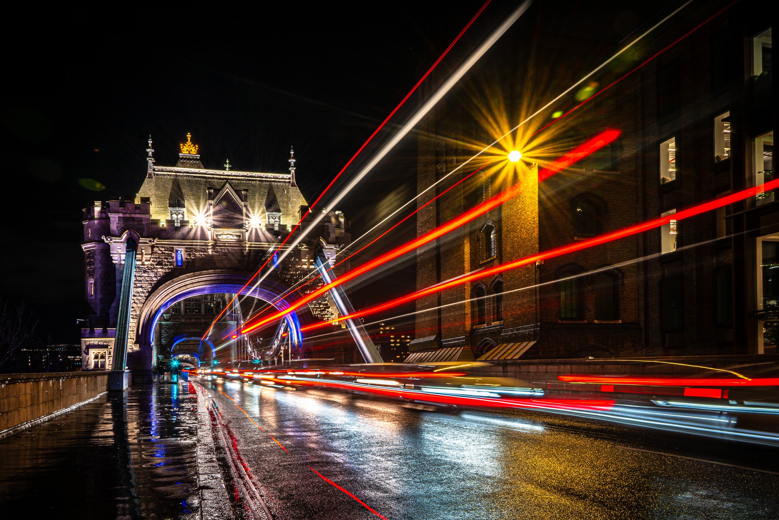 Tower Bridge Light Trails