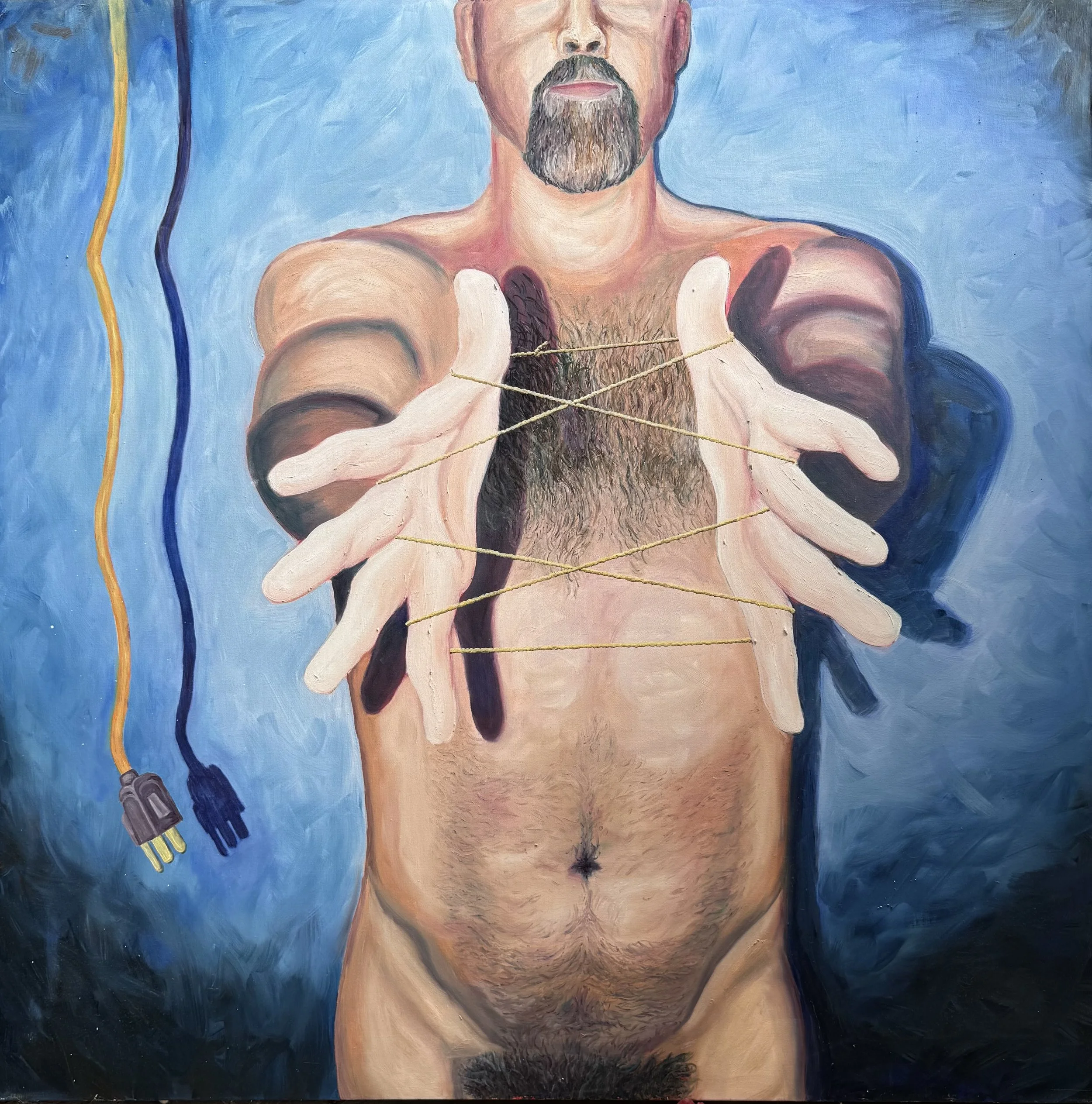 Innocent Game, 2007, Oil on Canvas, 122cm x 122cm