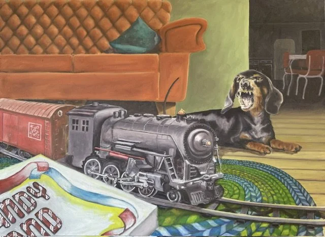 Pre-school Adventure, 2024, Oil on Canvas, 122cm x 91.5cm