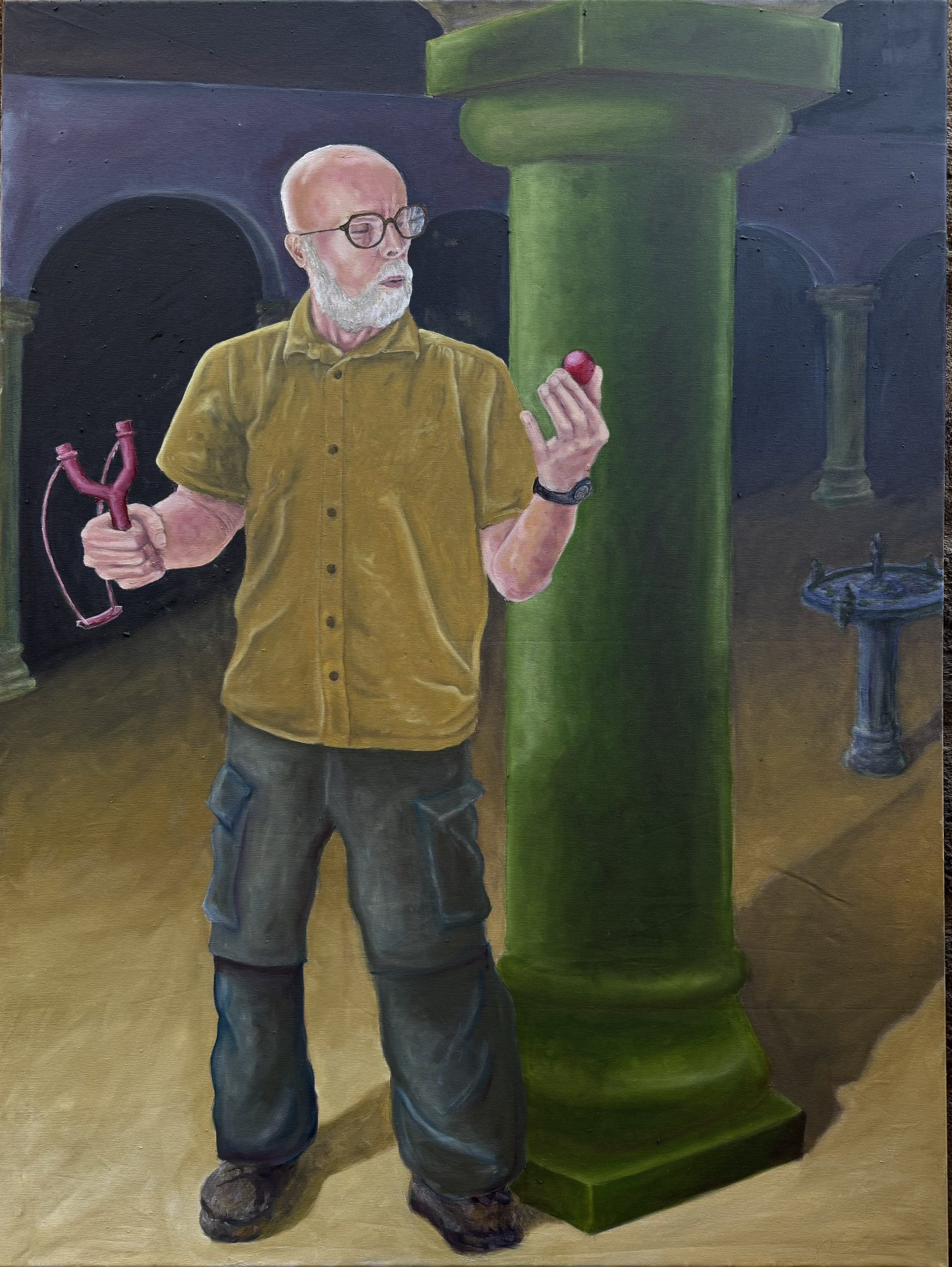 Empathetic Influence, 2024, Oil on Canvas, 91.5cm x 122cm