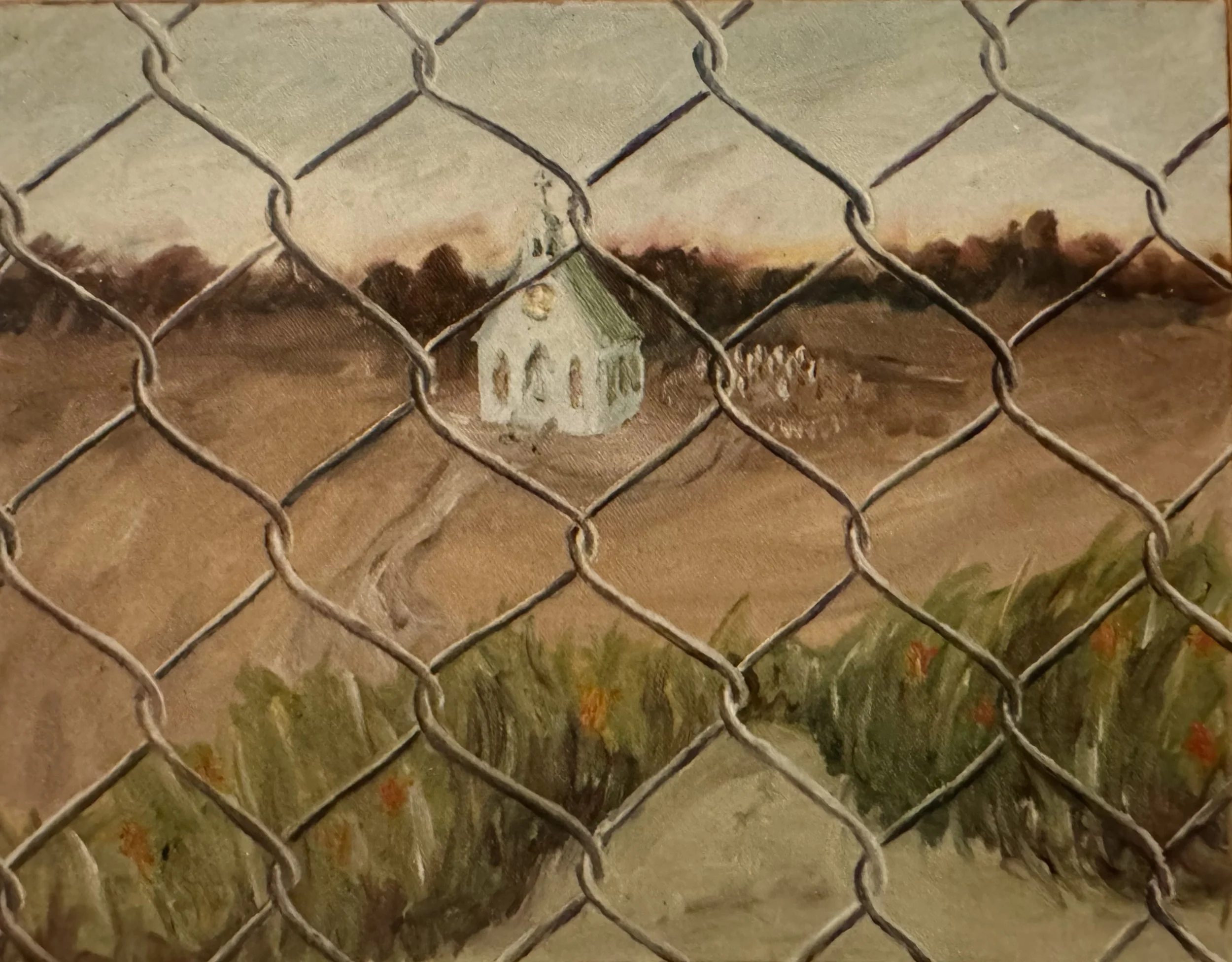 Deep Thoughts, 1996, Oil on Canvas, 35.5cm x 28cm