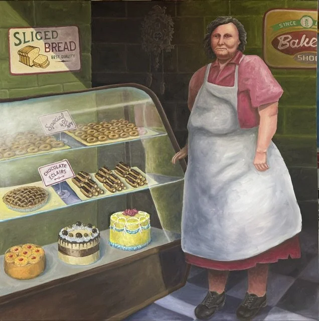 Billbo's World, 2025, Oil on Canvas, 122cm x 122cm