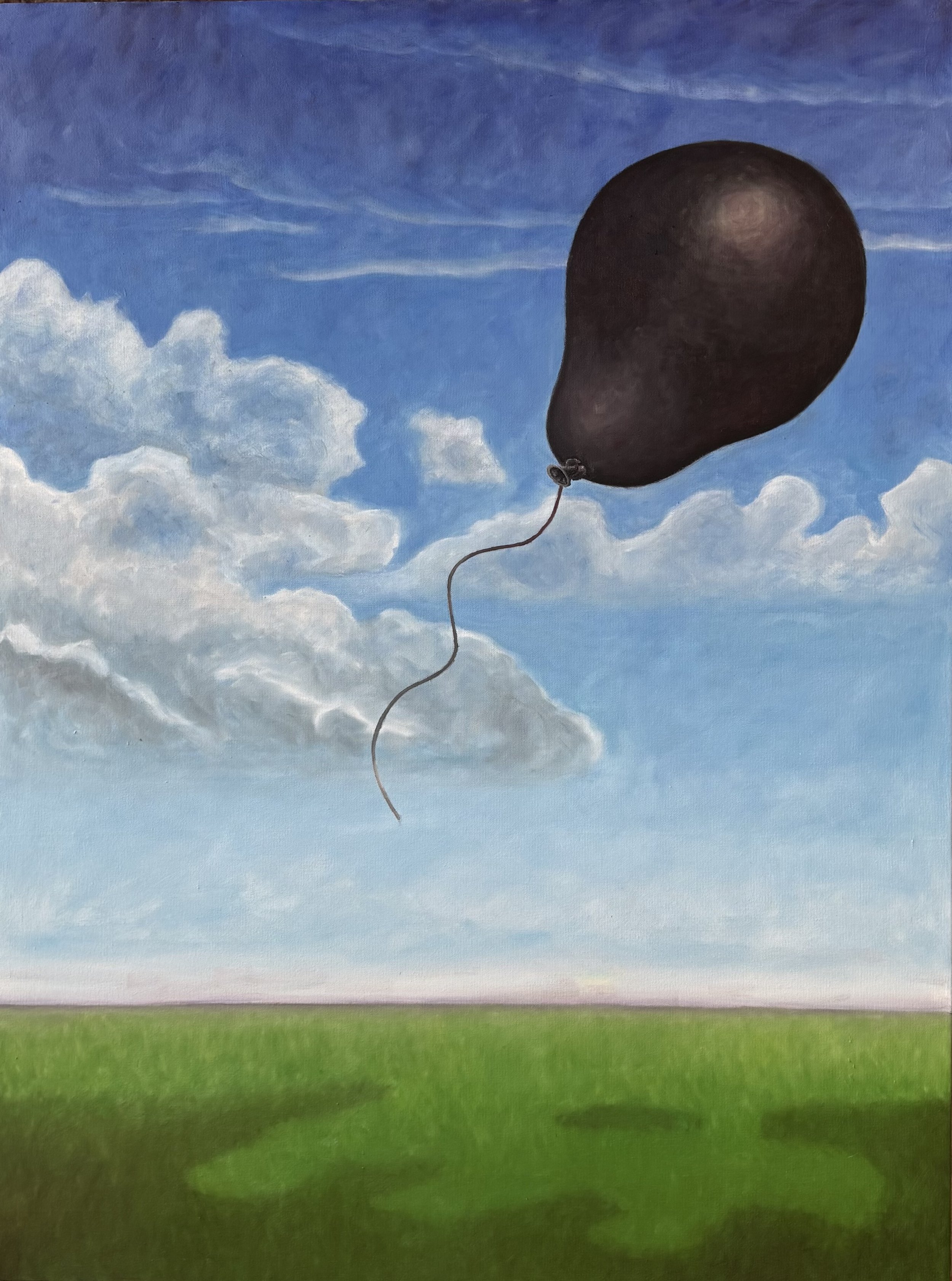 Rising Cult, 2025, Oil on Canvas. 91.5cm x 122cm