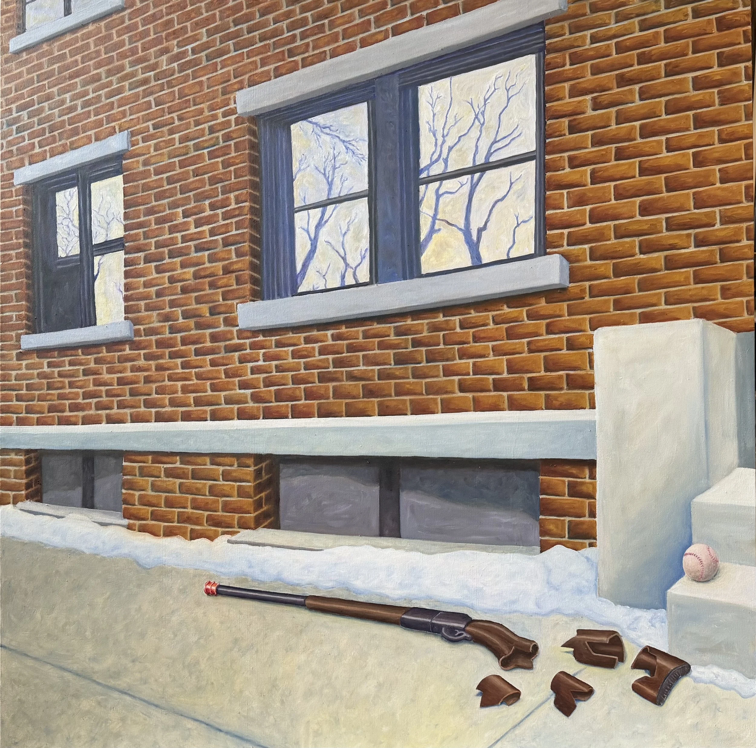 Christmas Revelation, 2026, Oil on Canvas, 122cm x 122cm